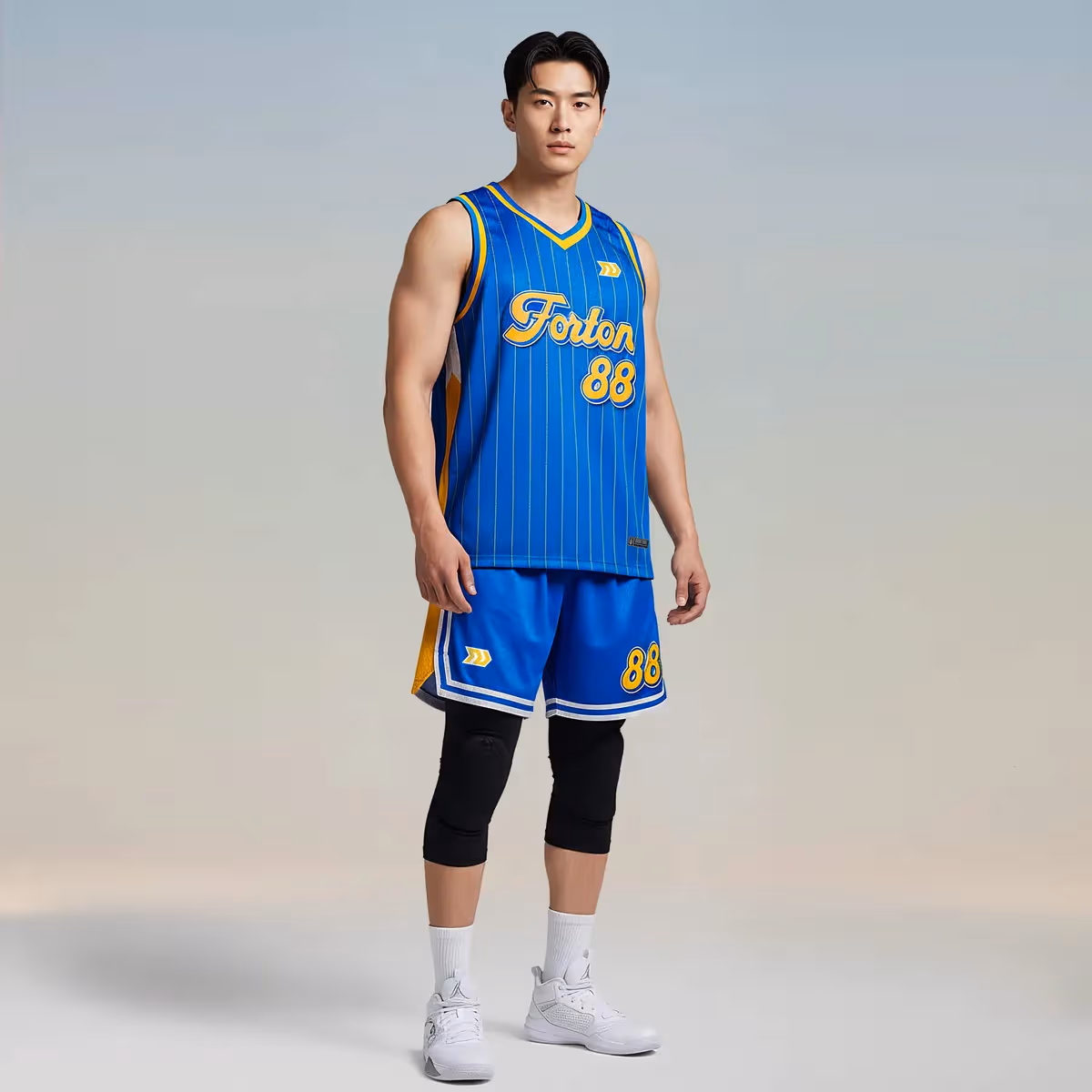 Bộ Quần Áo Bóng Rổ Bulbal Forton Xanh Bích