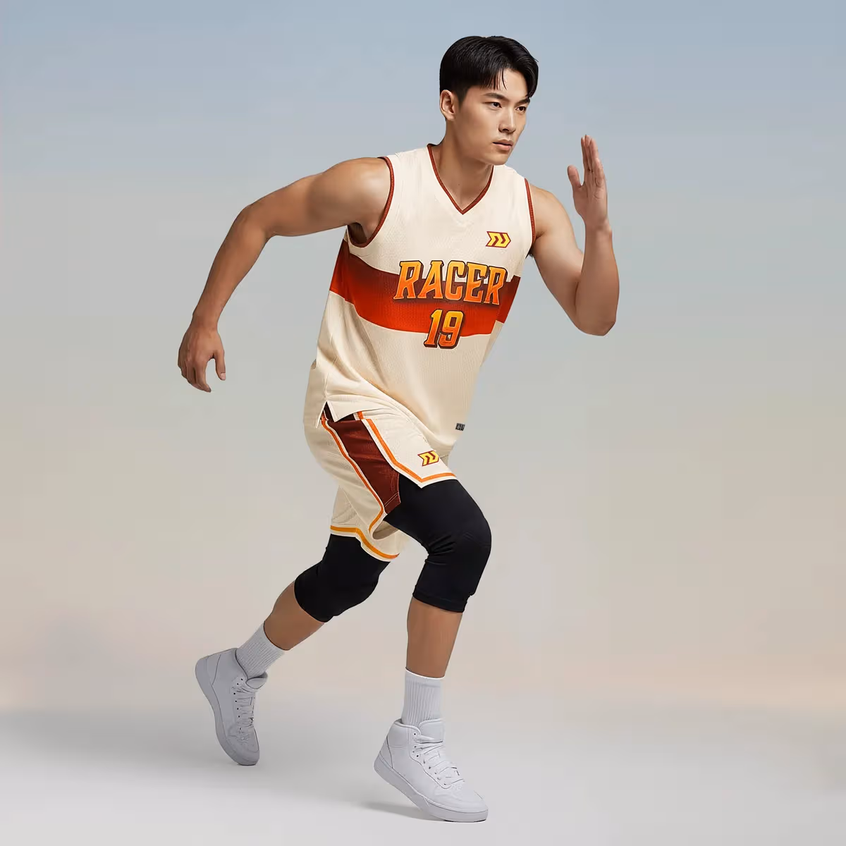 Bộ Quần Áo Bóng Rổ Bulbal Racer Kem