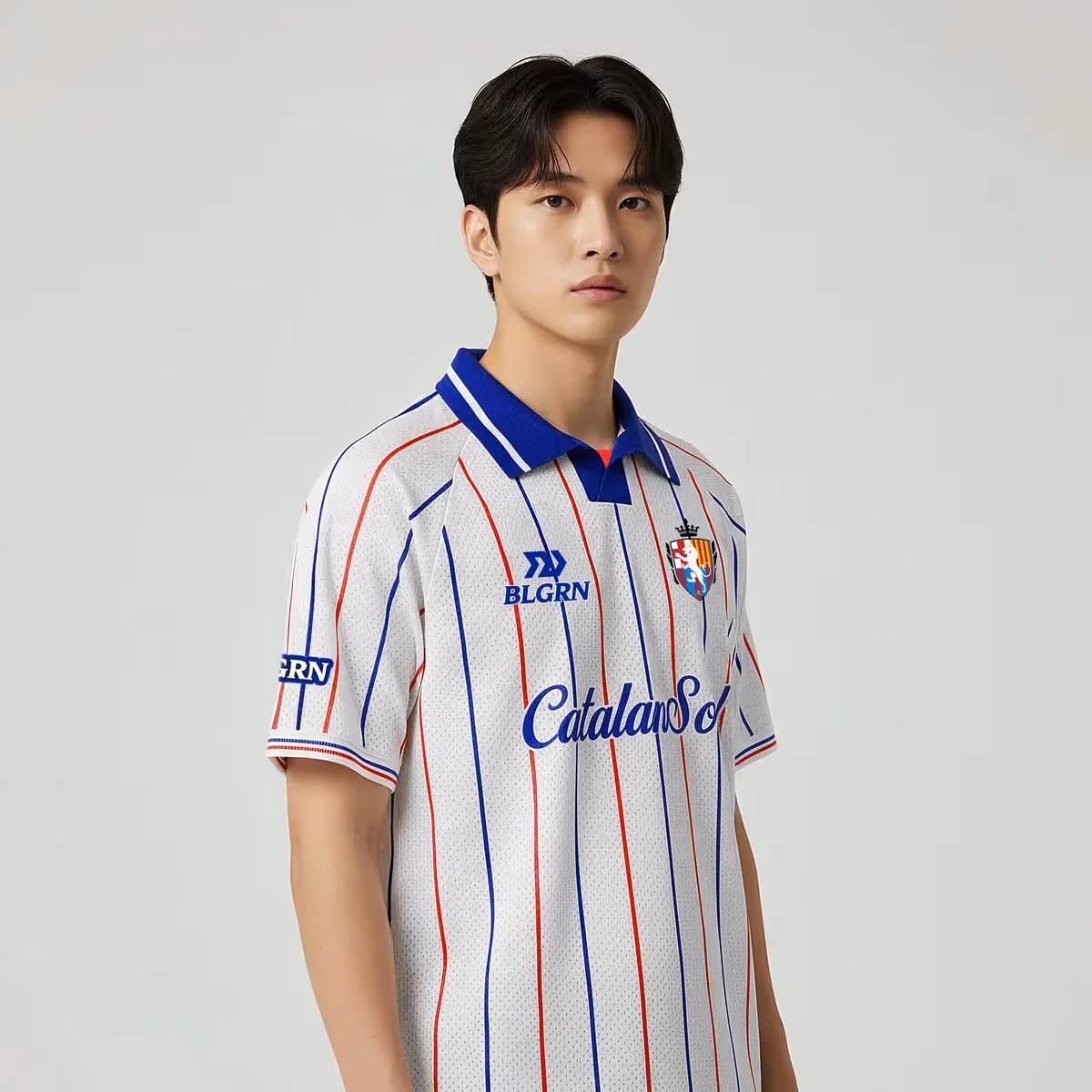 Áo Bulbal Polo Jersey Catalan Trắng