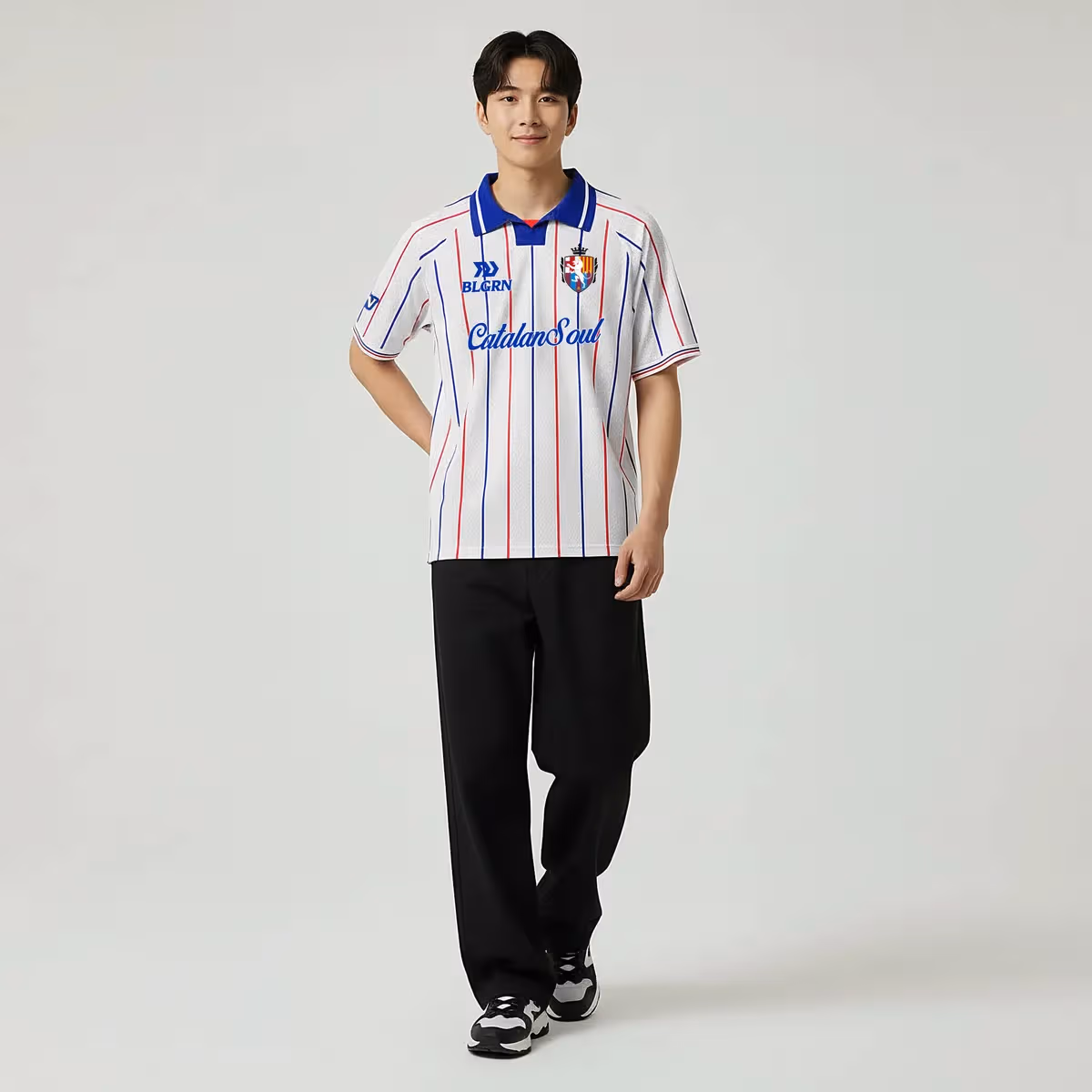 Áo Bulbal Polo Jersey Catalan Trắng