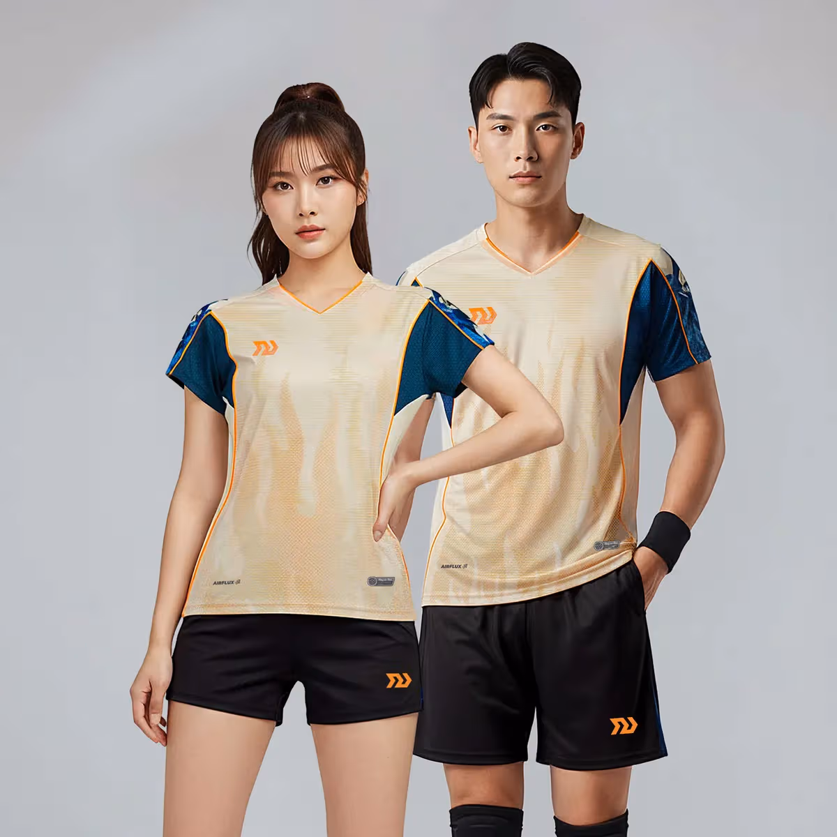 Bộ Quần Áo Bóng Chuyền Nữ Bulbal Burnito BC11 Kem