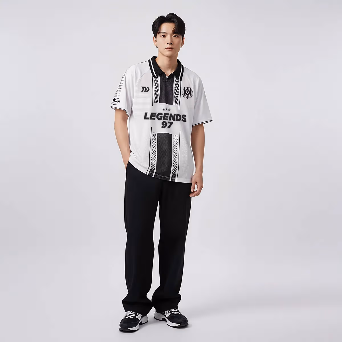 Áo Bulbal Polo Jersey Legends 97 Trắng