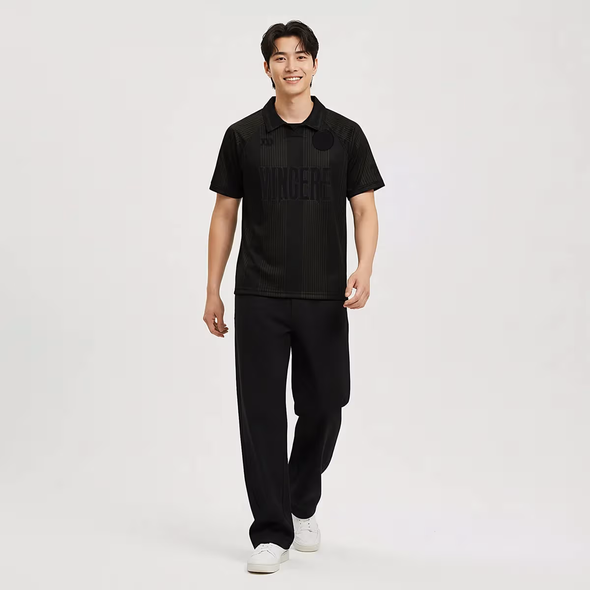 Áo Bulbal Polo Jersey Vingere Đen