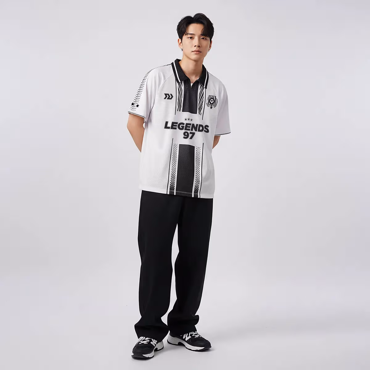 Áo Bulbal Polo Jersey Legends 97 Trắng