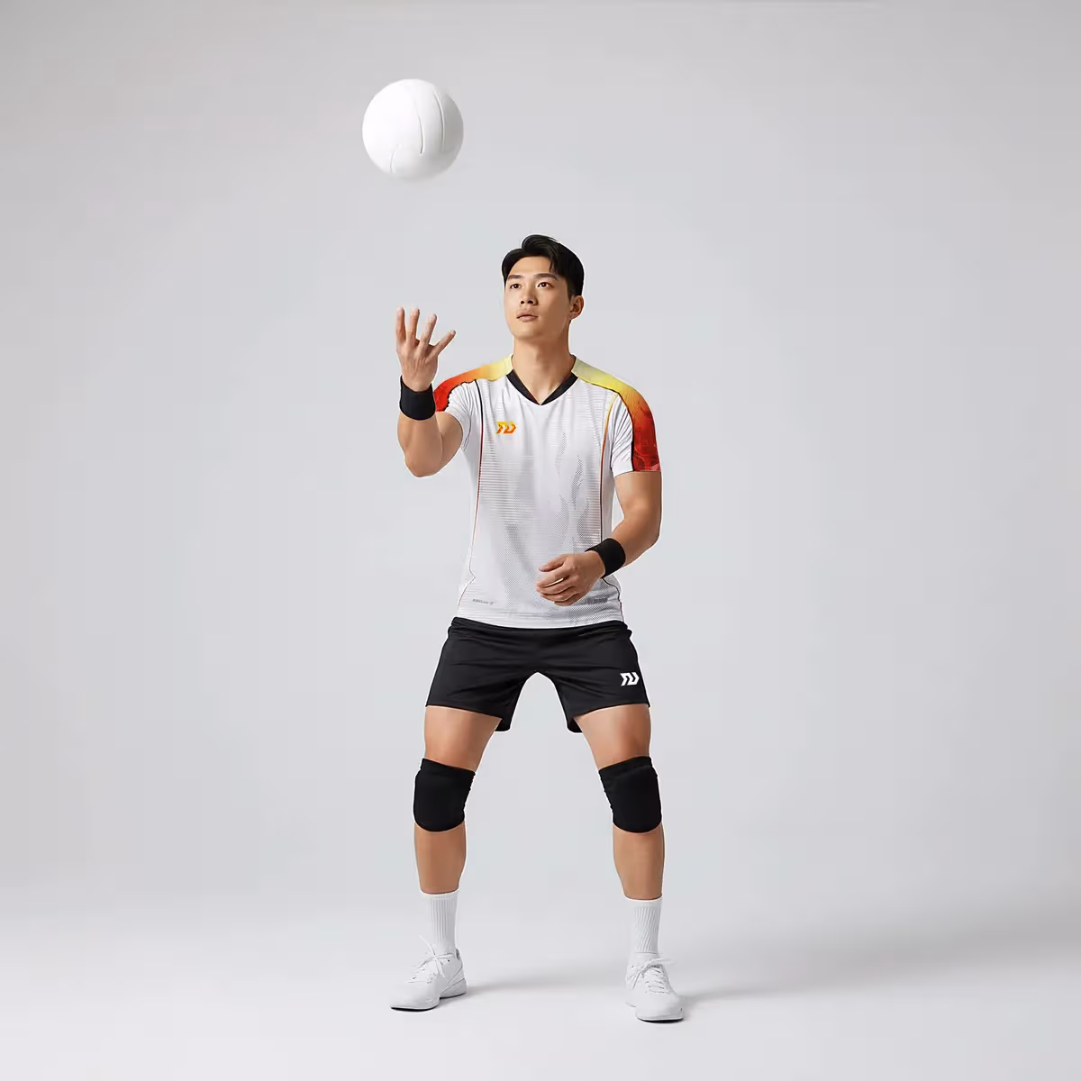 Bộ Quần Áo Bóng Chuyền Nam Bulbal Burnito BC11 Trắng