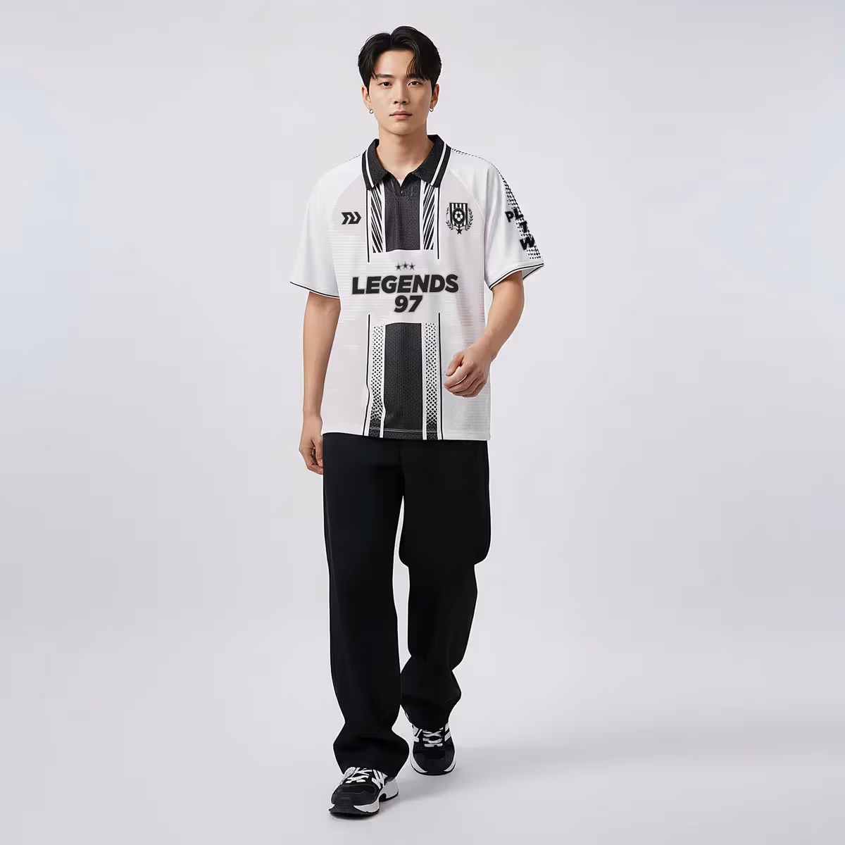 Áo Bulbal Polo Jersey Legends 97 Trắng