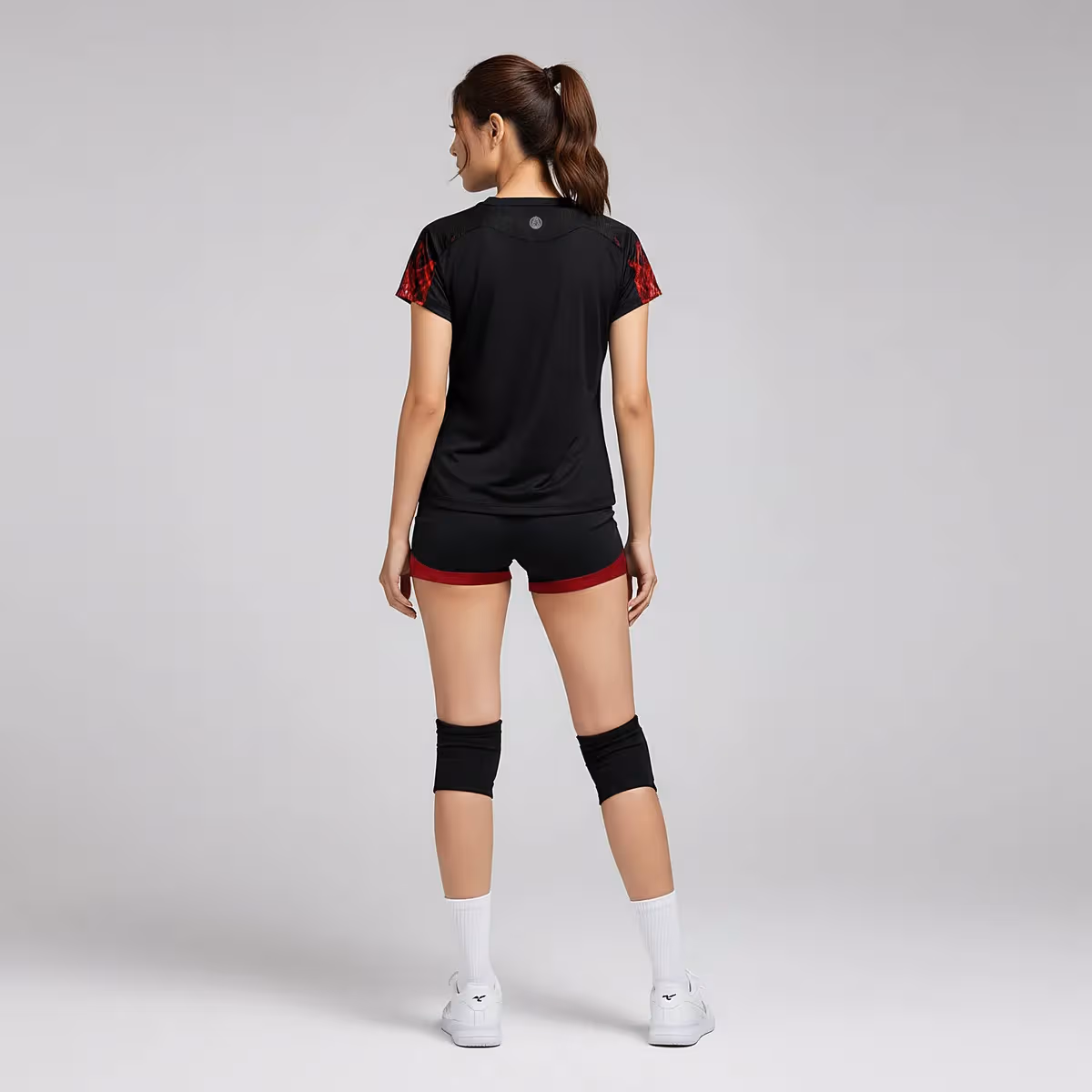 Bộ Quần Áo Bóng Chuyền Nữ Bulbal Burnito BC11 Đen