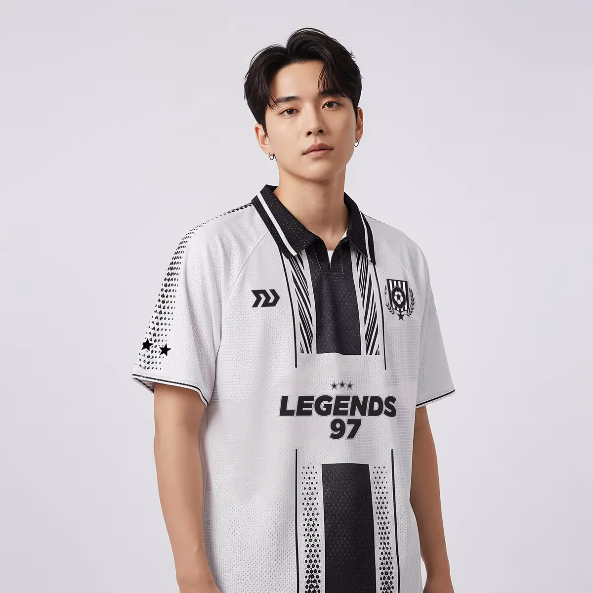 Áo Bulbal Polo Jersey Legends 97 Trắng