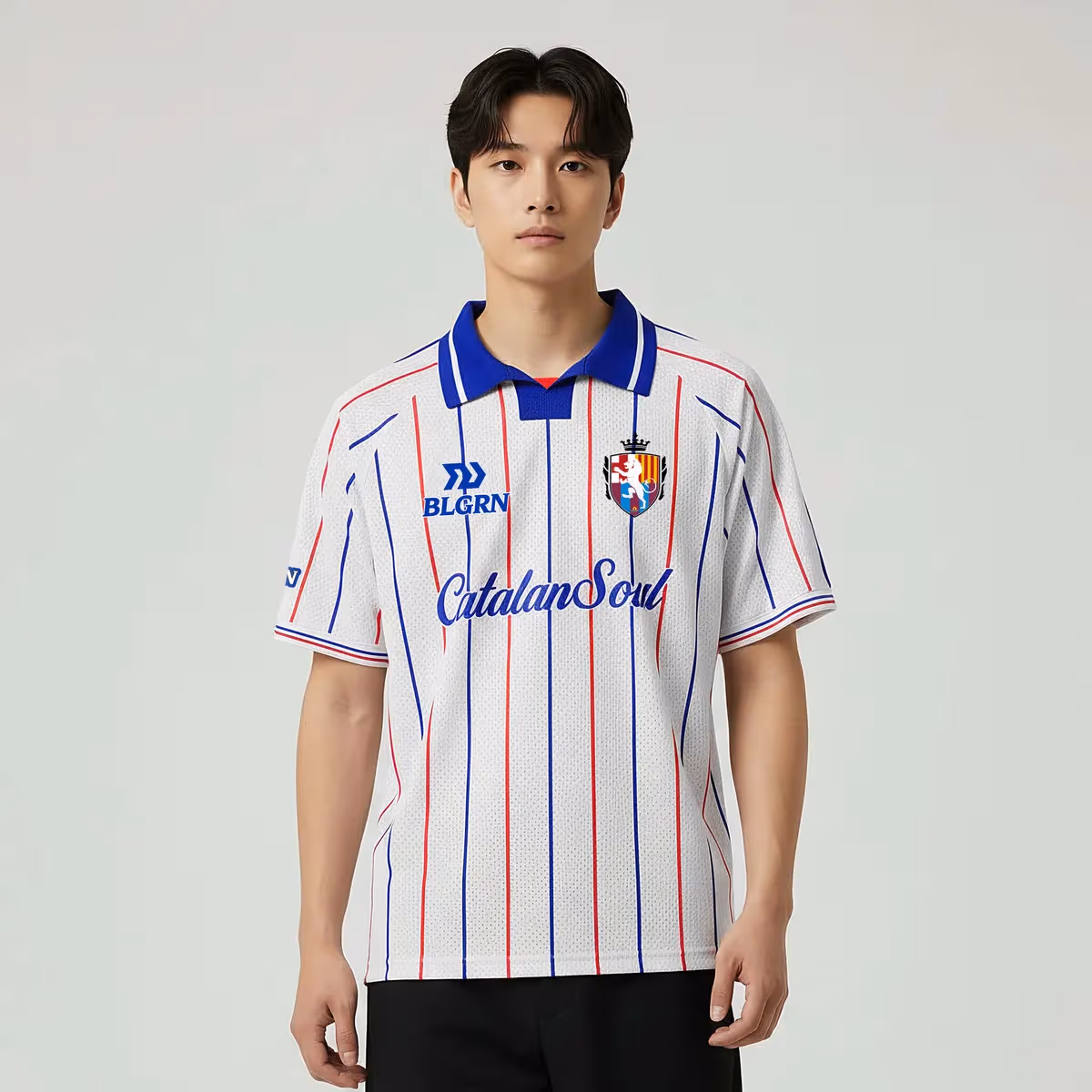 Áo Bulbal Polo Jersey Catalan Trắng