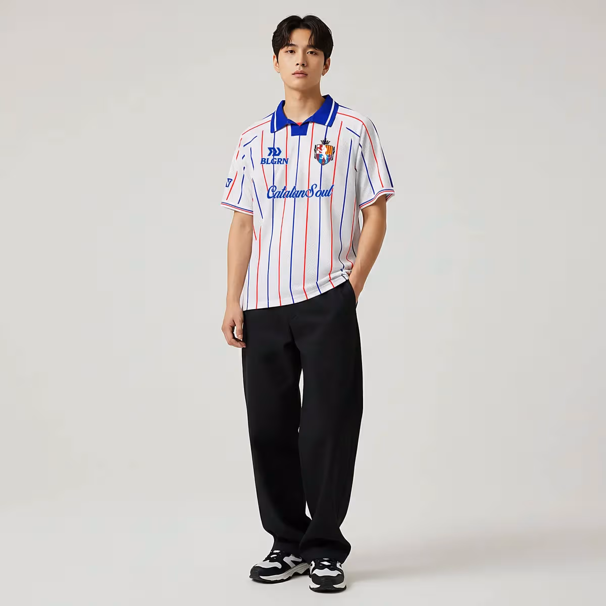 Áo Bulbal Polo Jersey Catalan Trắng