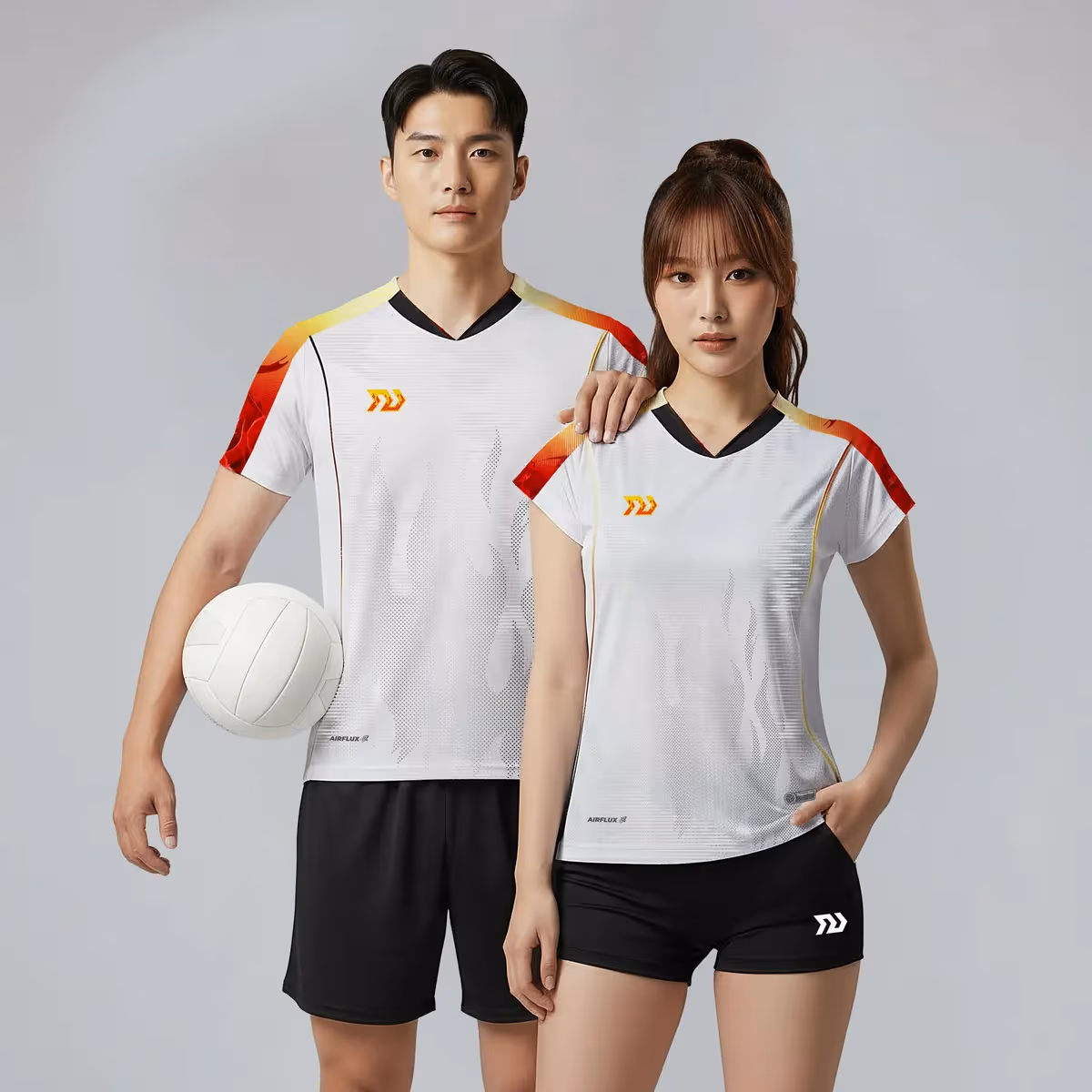 Bộ Quần Áo Bóng Chuyền Nam Bulbal Burnito BC11 Trắng