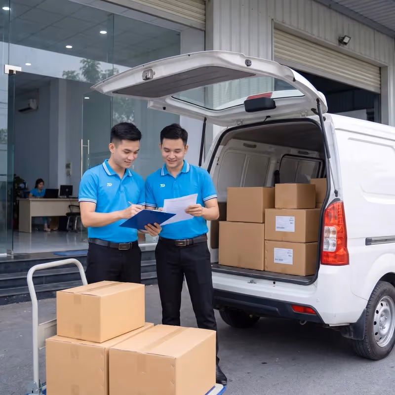 Bàn giao đơn cho đối tác vận chuyển