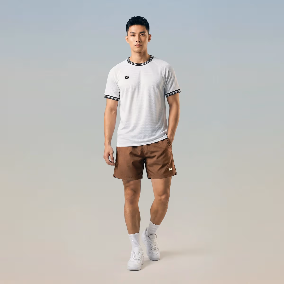 Quần Short Thể Thao Bulbal Waso 17 Nâu Sáng