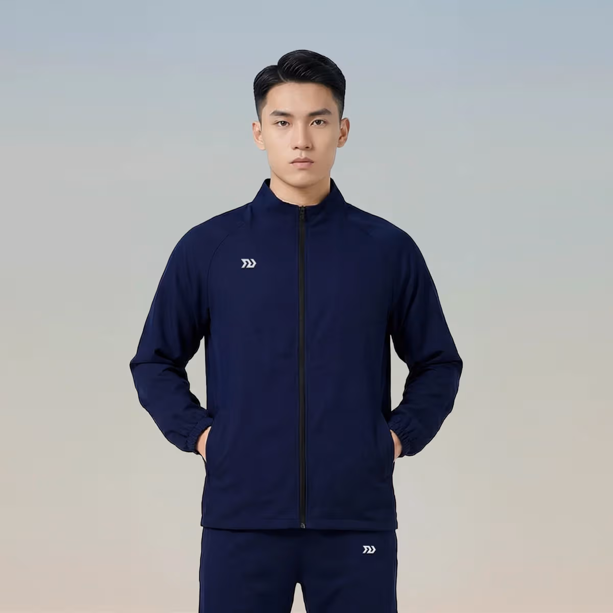 Áo Khoác Gió Thể Thao Bulbal Windy Xanh Đen