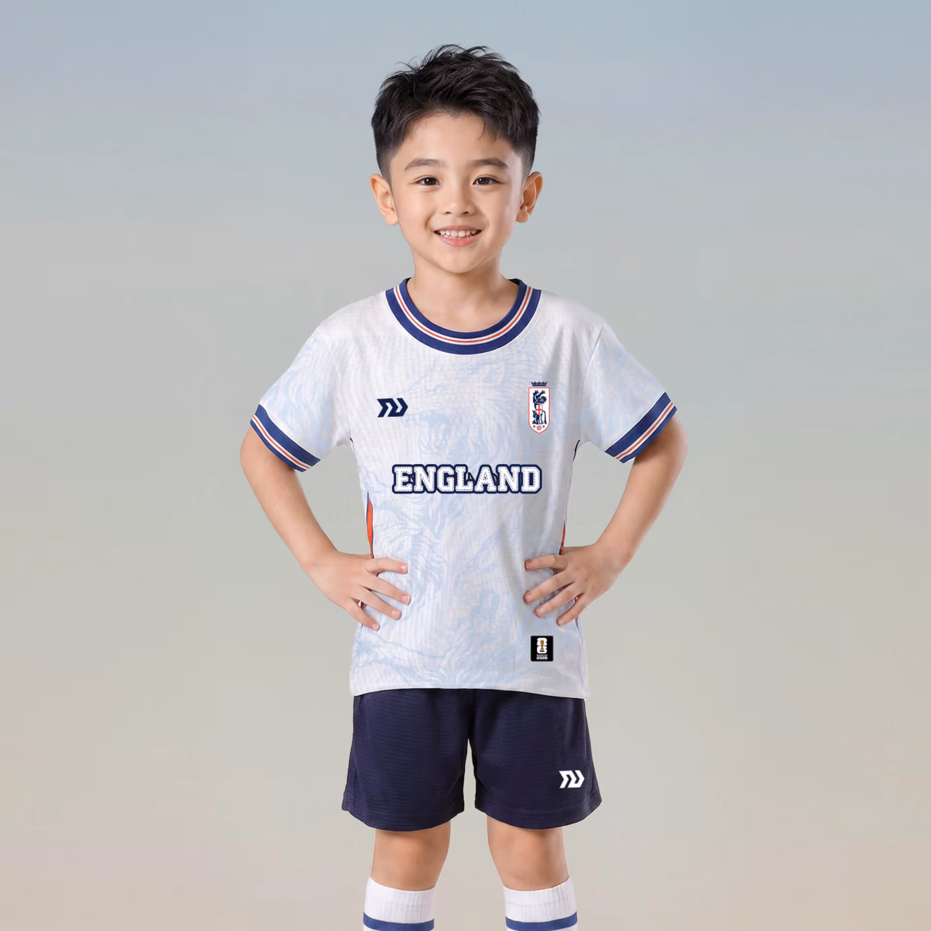 Bulbal Kid WC26 Trắng Xanh 1