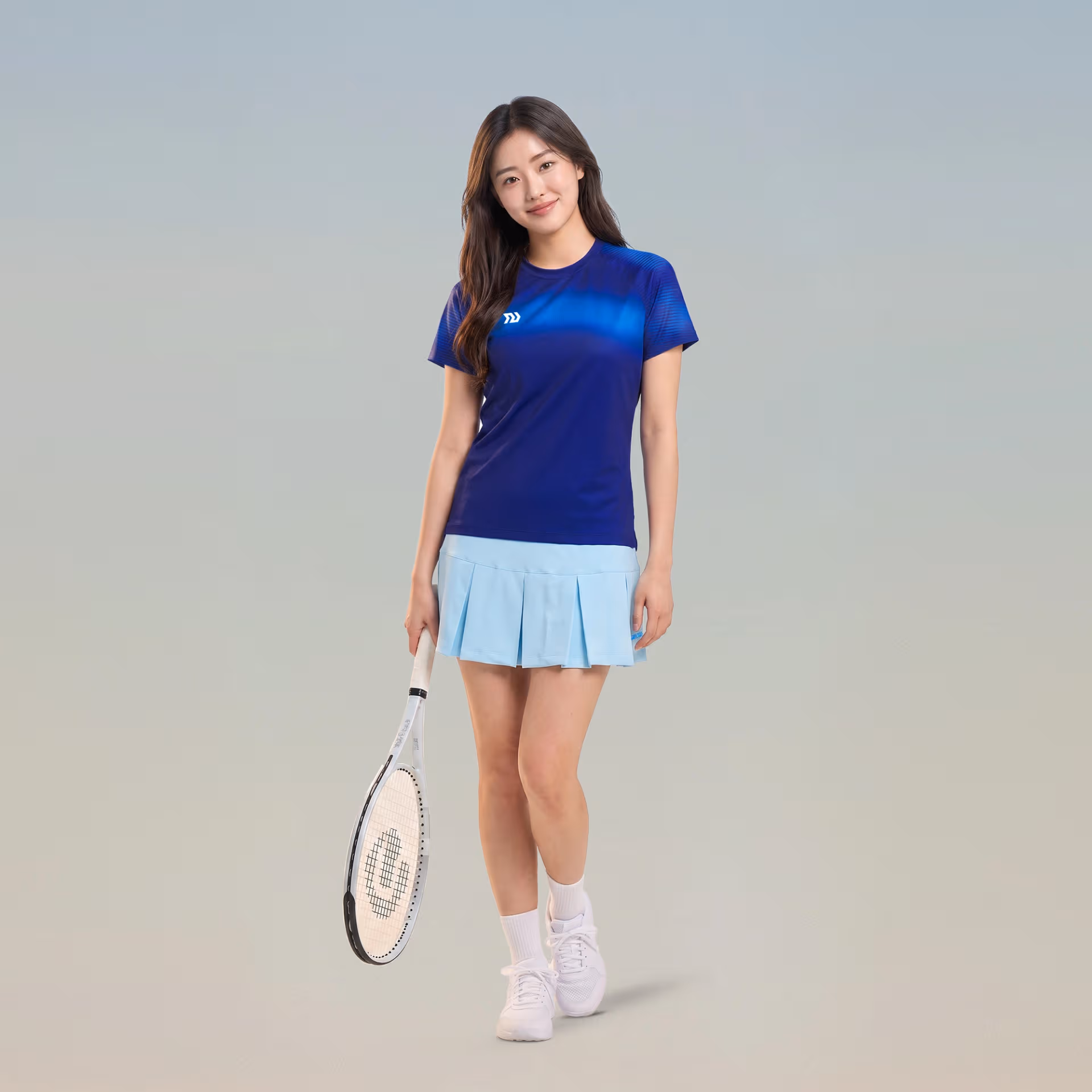 Áo thể thao Nữ Bulbal Lumar 02 Xanh Navy 6