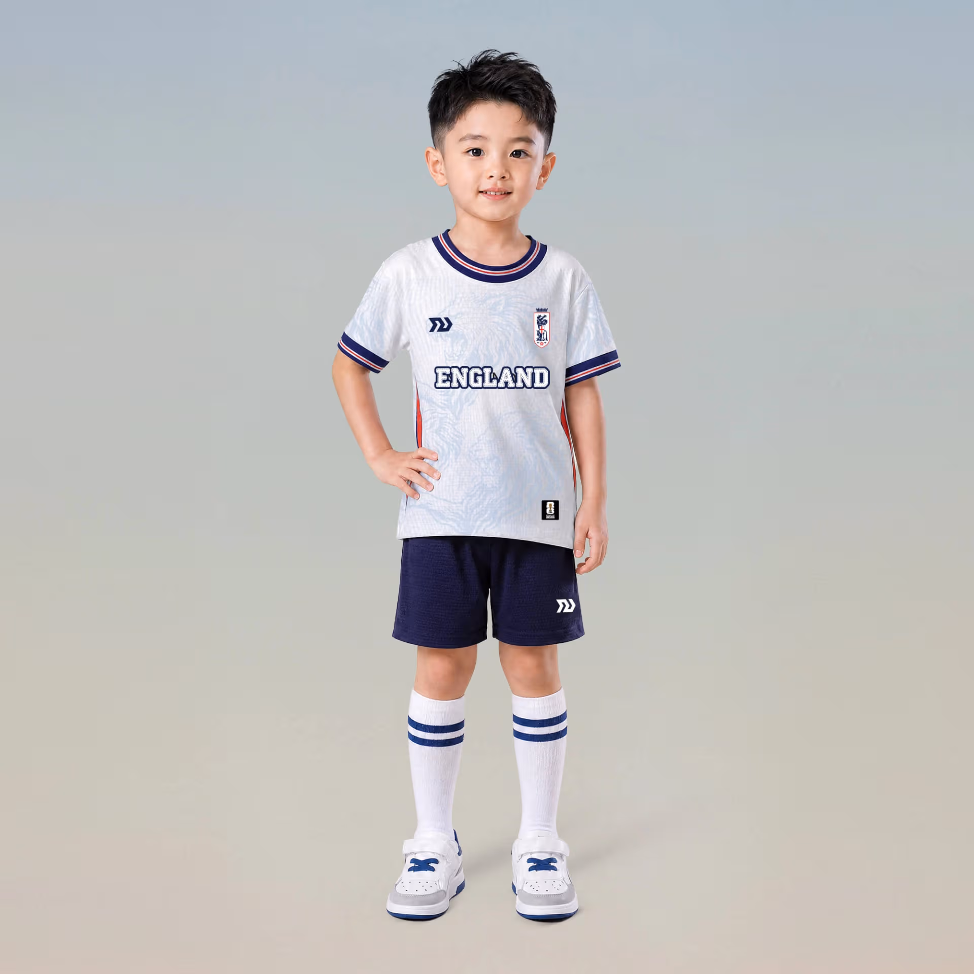Bulbal Kid WC26 Trắng Xanh 6