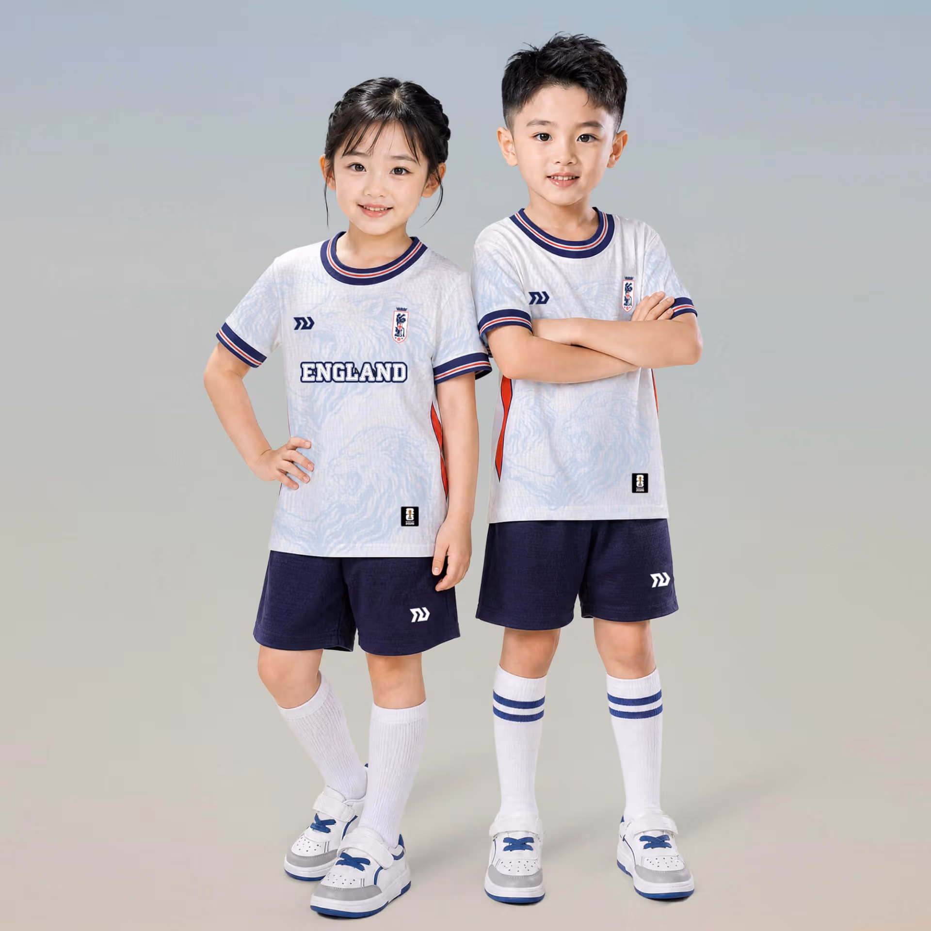 Bulbal Kid WC26 Trắng Xanh 8