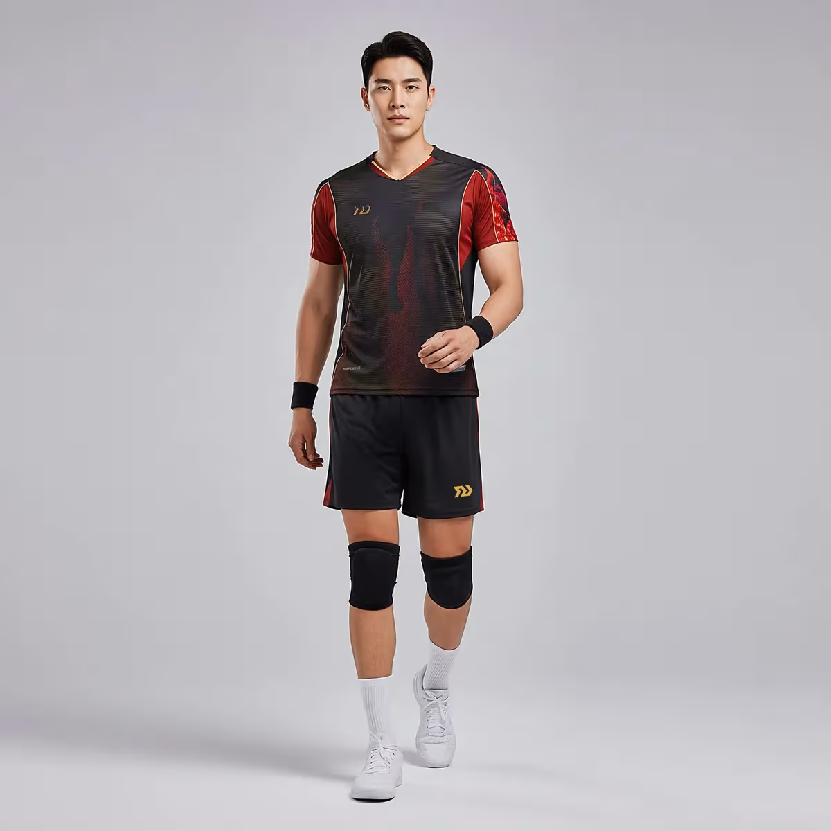 Bộ Quần Áo Bóng Chuyền Nam Bulbal Burnito BC11 Đen
