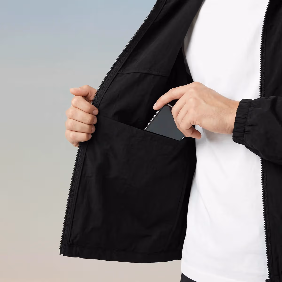 Áo Khoác Gió Thể Thao Bulbal Hypervent Đen
