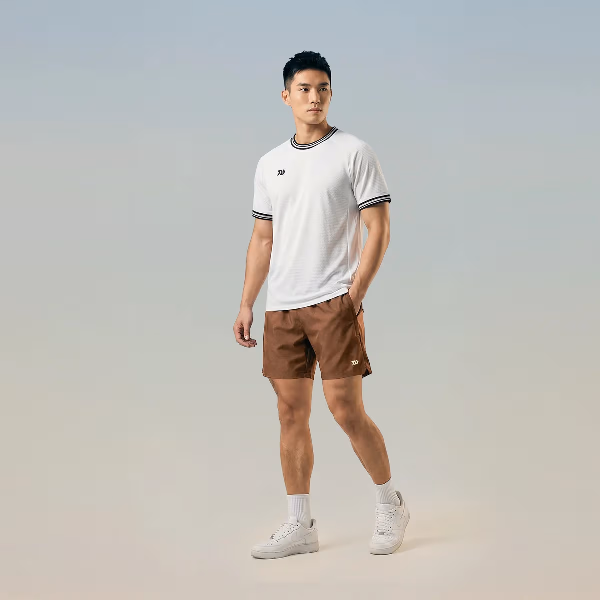 Quần Short Thể Thao Bulbal Waso 17 Nâu Sáng