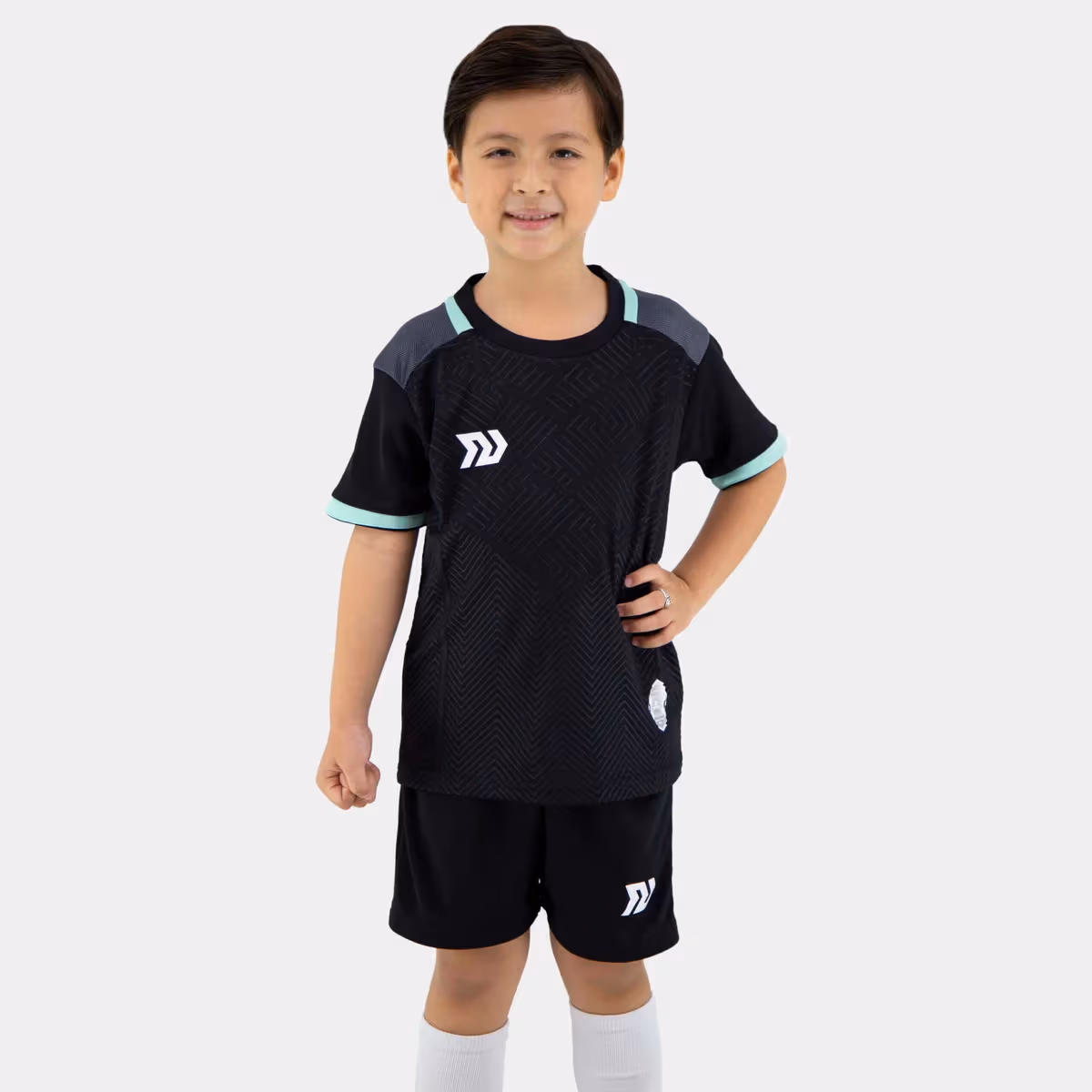 Bộ Quần Áo Bóng Đá Bulbal Olas Kid Đen