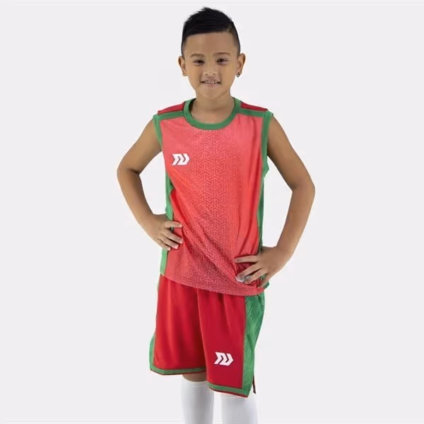 Bộ Quần Áo Bóng Rổ Bulbal Pacy Kid Đỏ