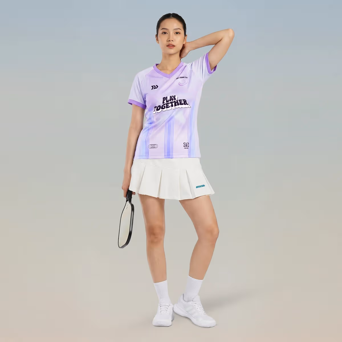 Chân Váy Thể Thao Bulbal Swirla S02 Trắng