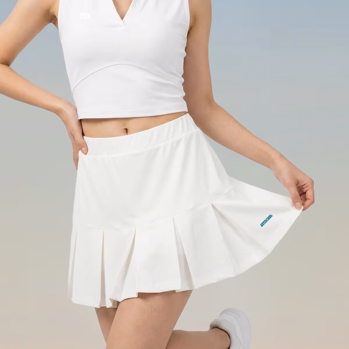 Chân Váy Thể Thao Bulbal Swirla S02 Trắng