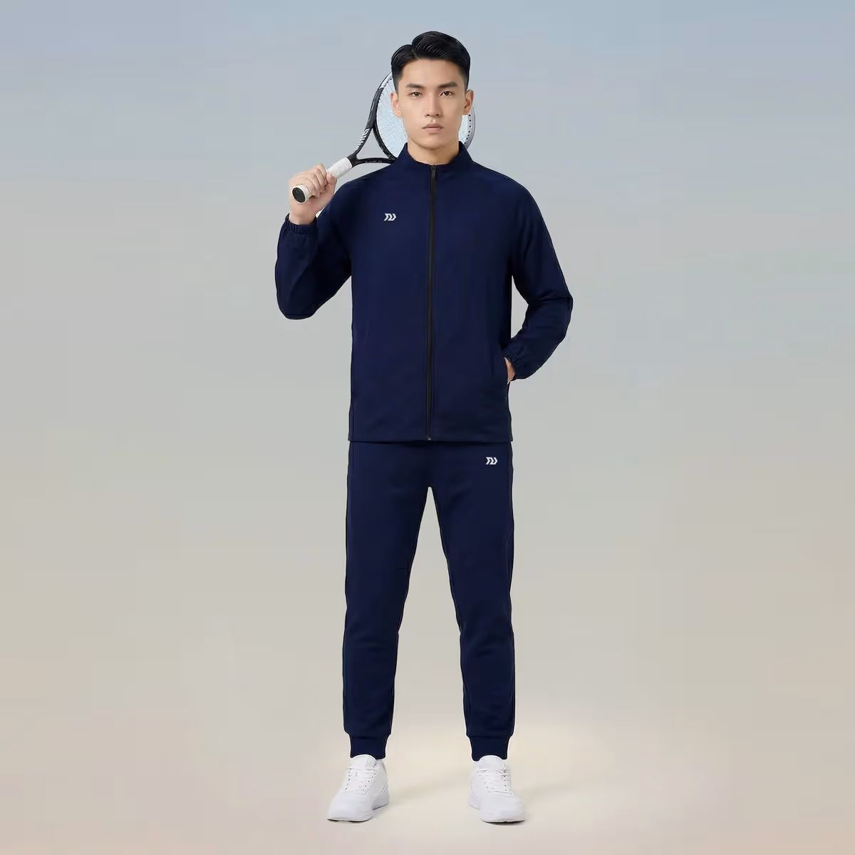 Áo Khoác Gió Thể Thao Bulbal Windy Xanh Đen