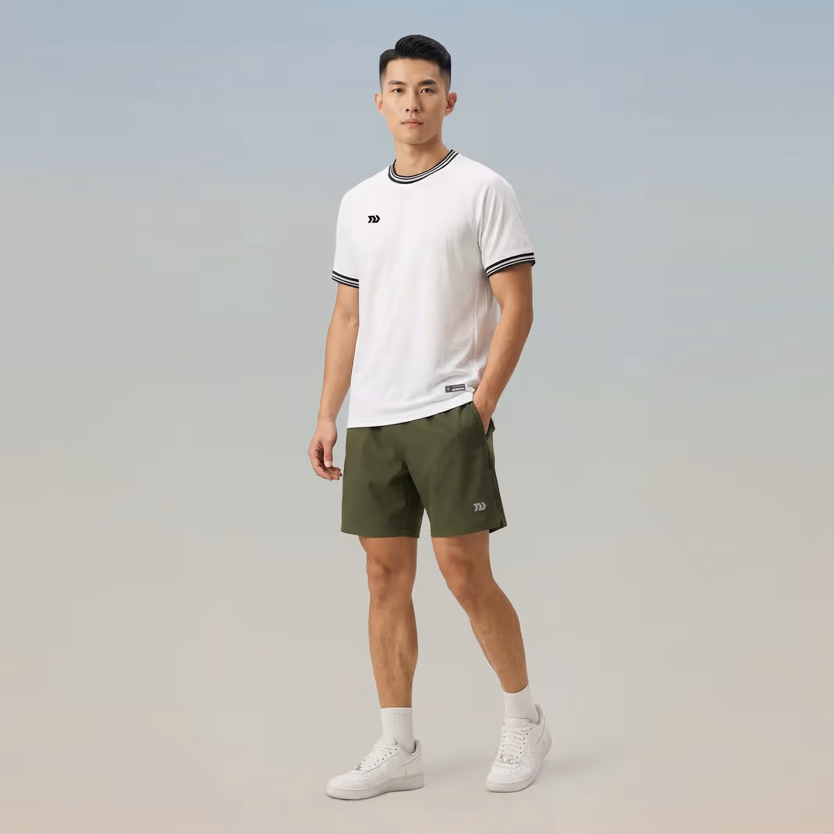 Quần Short Thể Thao Bulbal Waso 17 Rêu