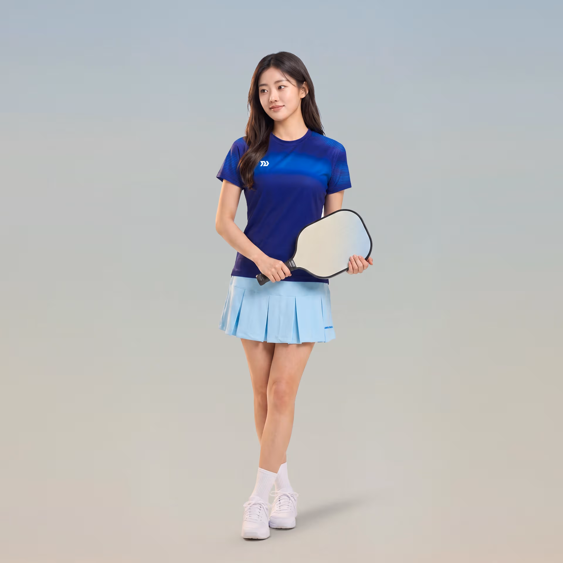 Áo thể thao Nữ Bulbal Lumar 02 Xanh Navy 7