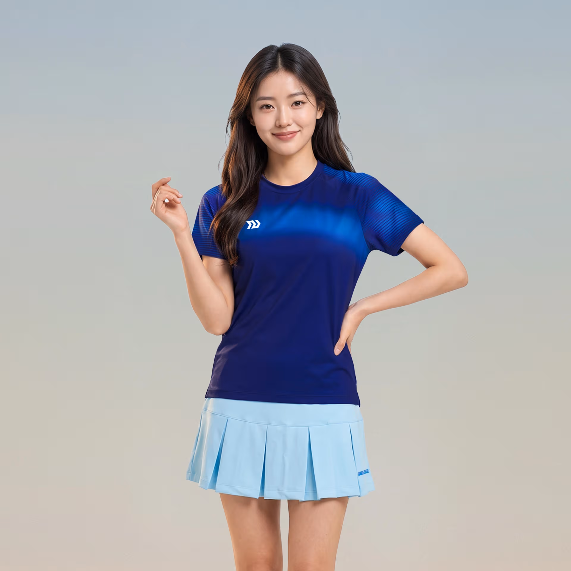 Áo thể thao Nữ Bulbal Lumar 02 Xanh Navy 1