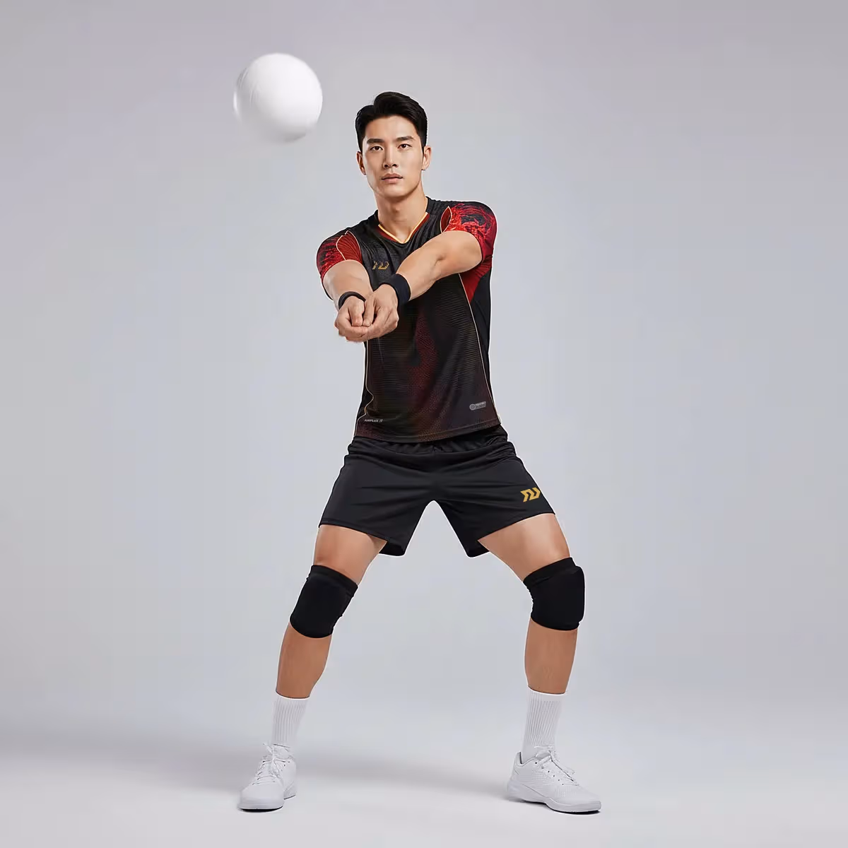 Bộ Quần Áo Bóng Chuyền Nam Bulbal Burnito BC11 Đen
