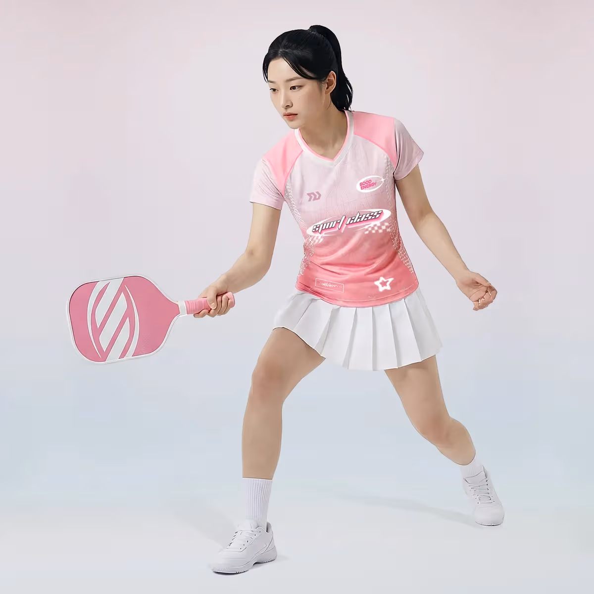 Áo Thể Thao Nữ Bulbal Teemie TM01 Hồng Dâu