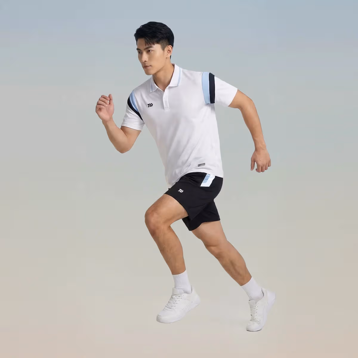 Áo Polo Thể Thao Nam Bulbal Pawn Trắng Biển