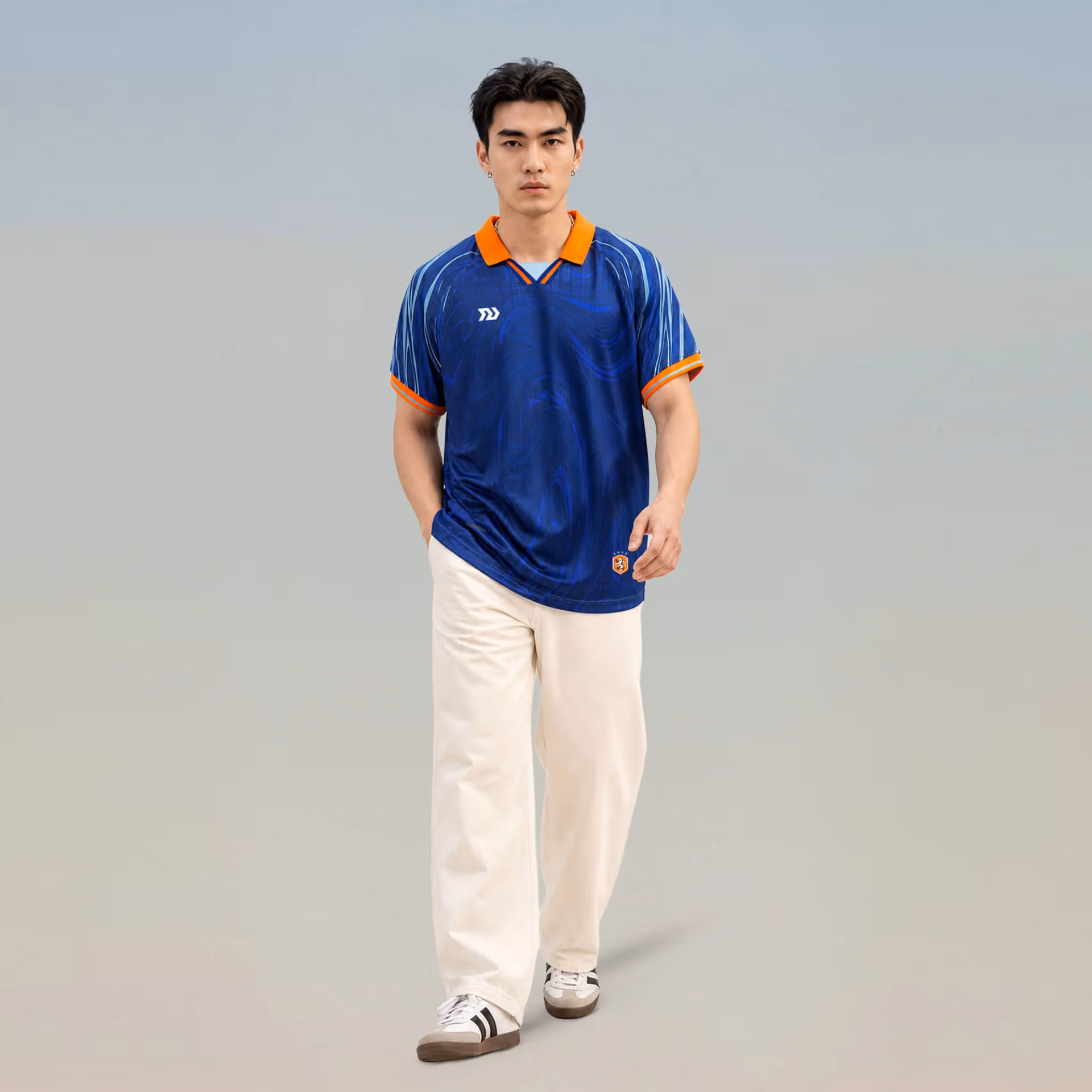 Áo Polo Bulbal Jersey WC26 Cam Navy 7