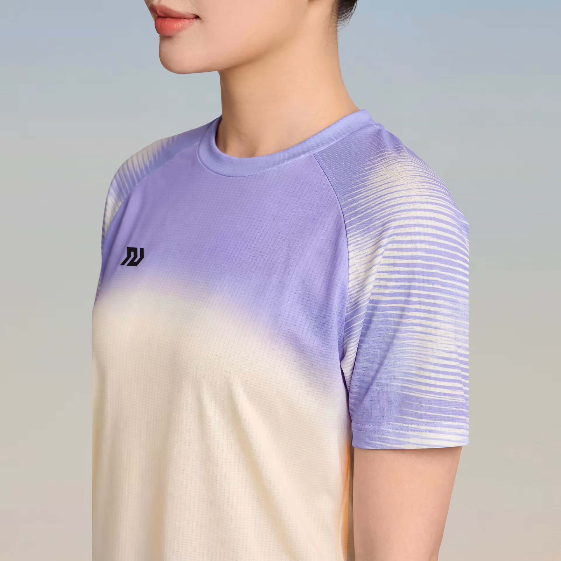 Áo thể thao Nữ Bulbal Lumar 02 Kem Tím 3
