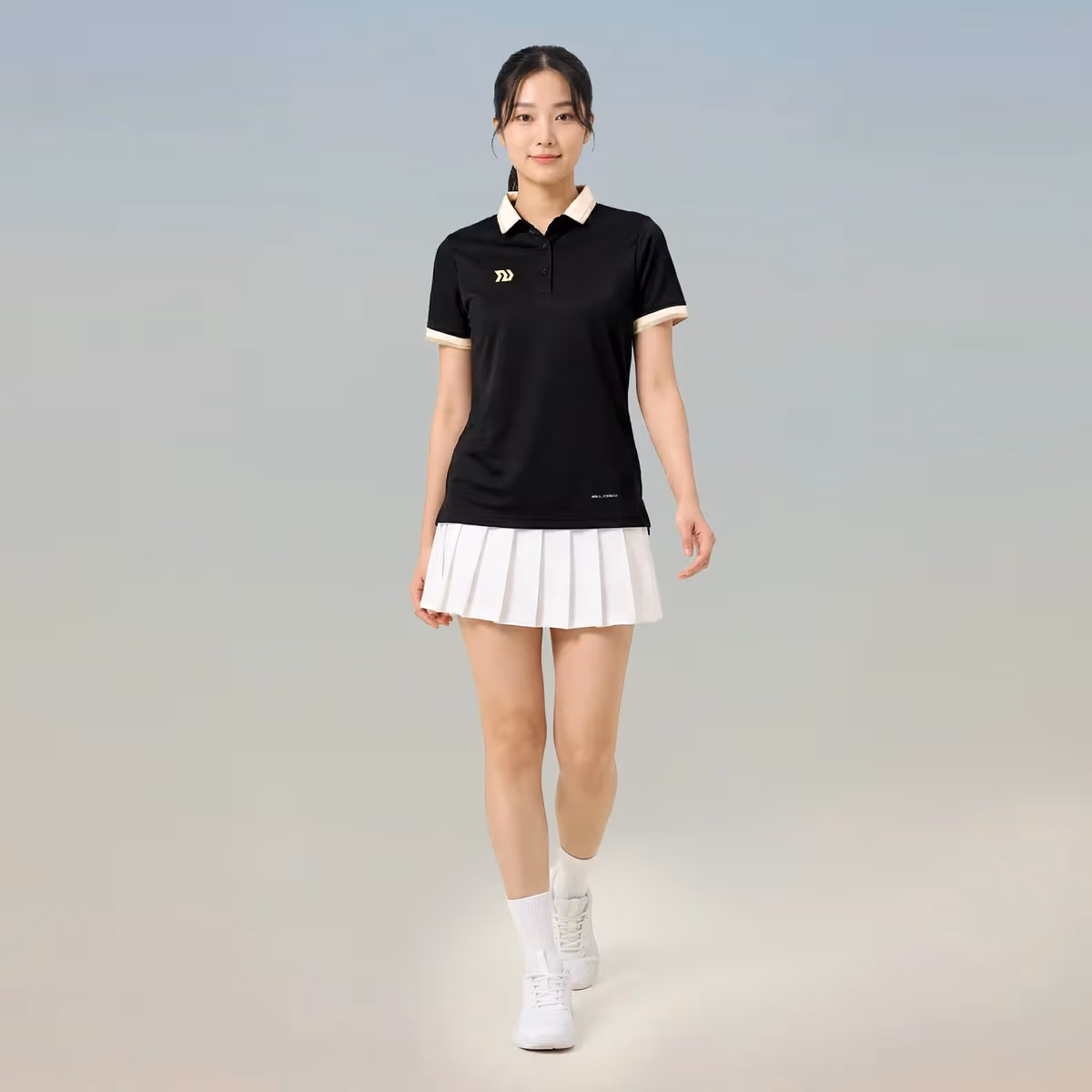 Áo Polo Bulbal Altron 2 Nữ Đen