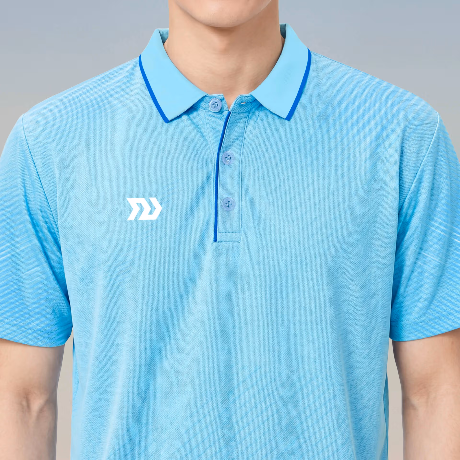 Áo thể thao cổ trụ Nam Bulbal Draco Thiên Thanh 2