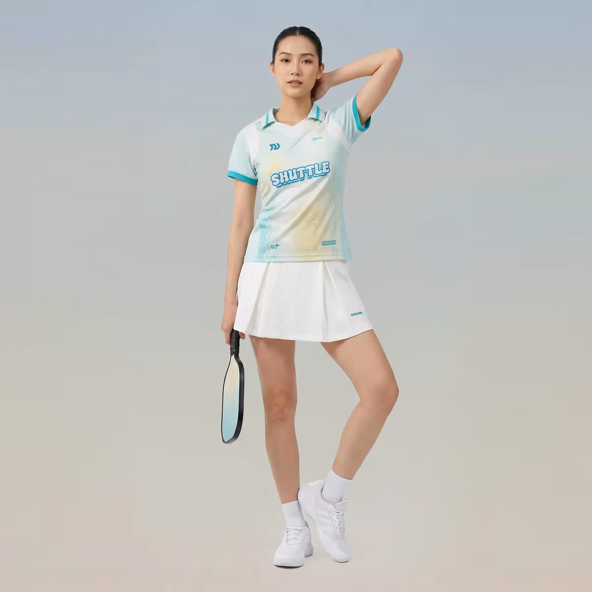 Chân Váy Thể Thao Bulbal Swirla S01 Trắng
