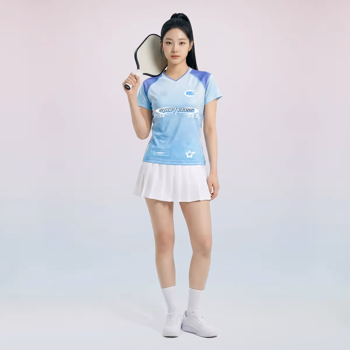 Áo Thể Thao Nữ Bulbal Teemie TM01 Xanh Biển