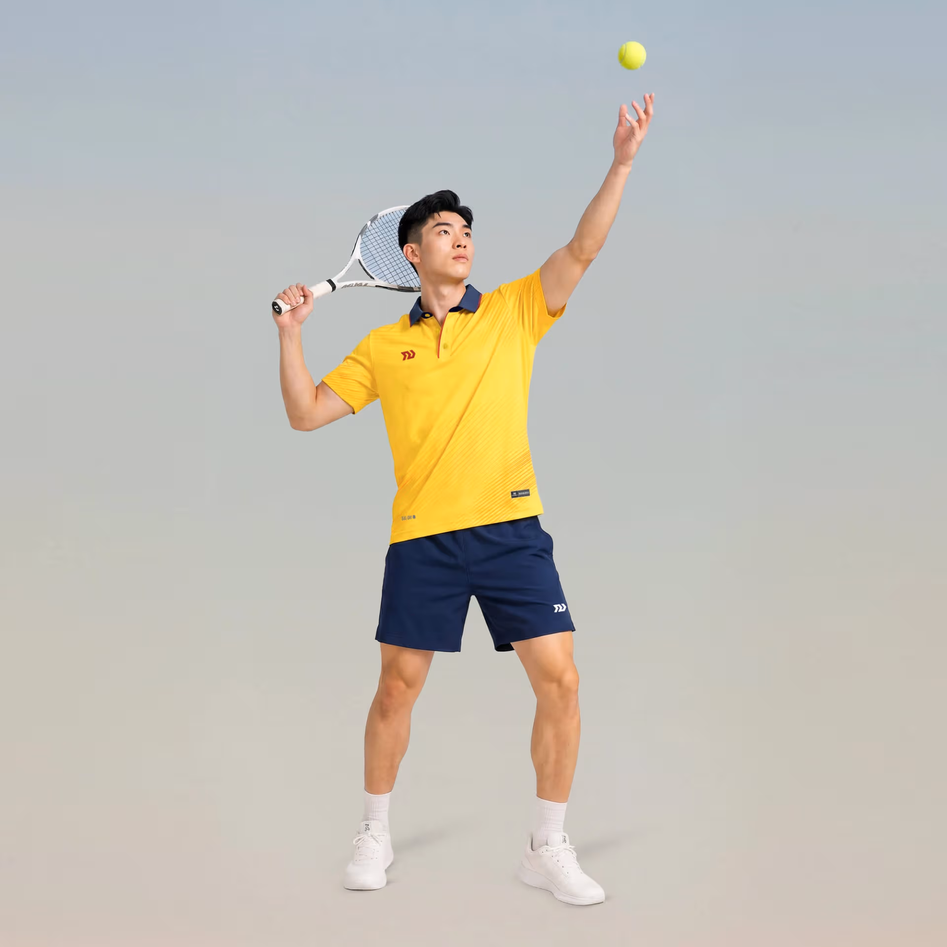Áo thể thao cổ trụ Nam Bulbal Draco Vàng 6