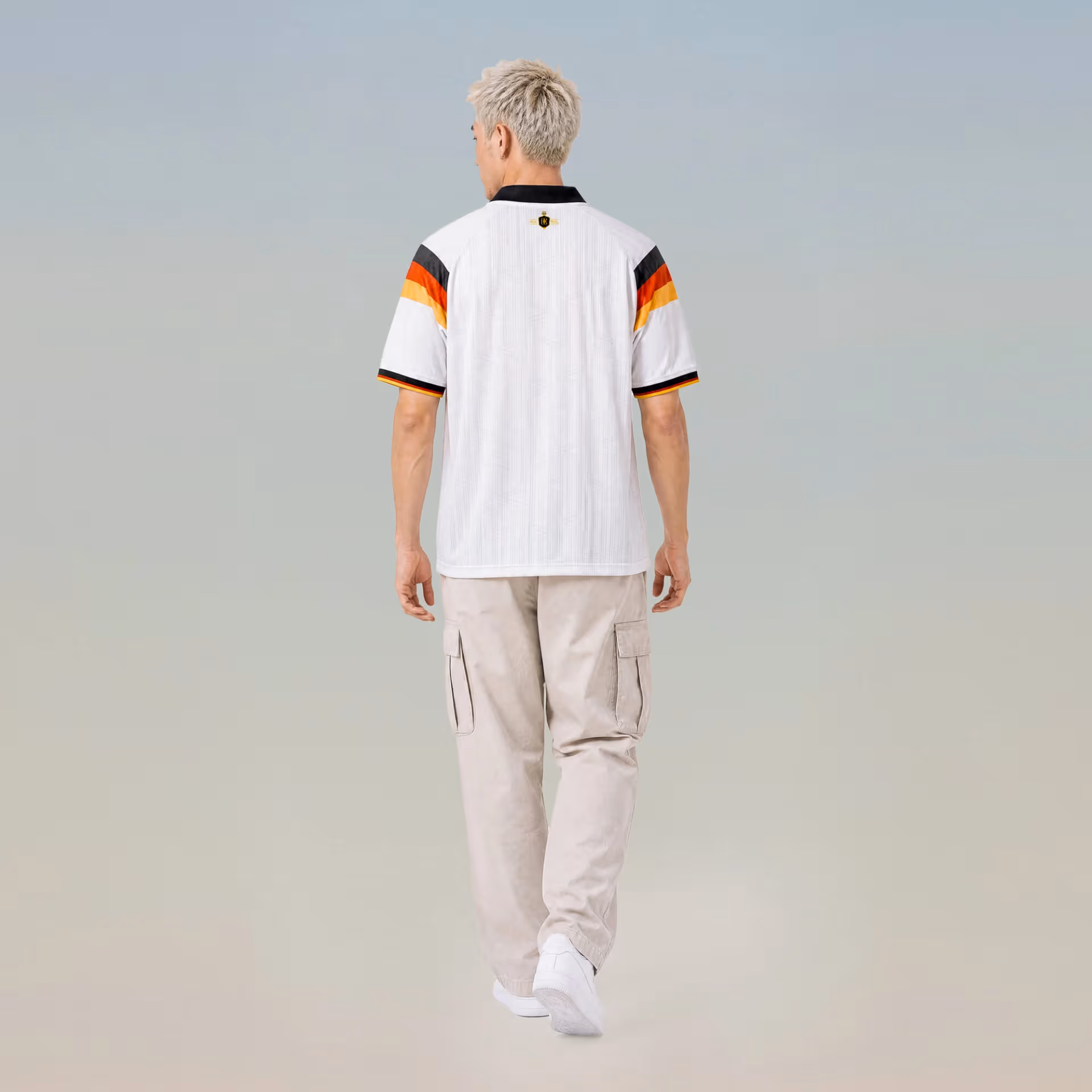 Áo Polo Bulbal Jersey WC26 Trắng Đen 6