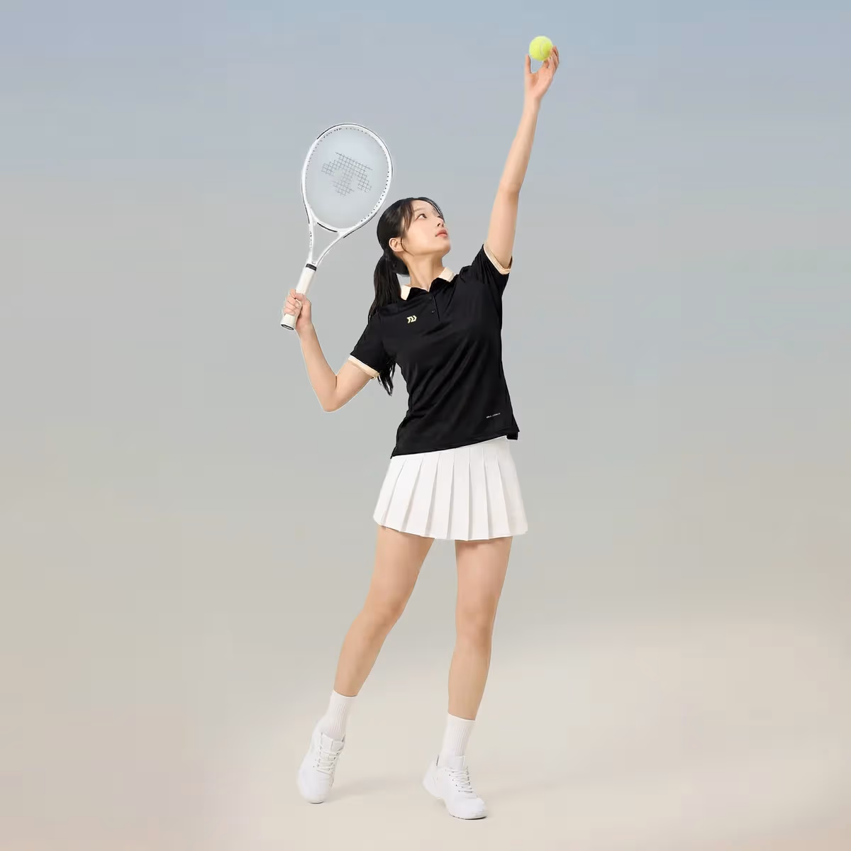 Áo Polo Bulbal Altron 2 Nữ Đen