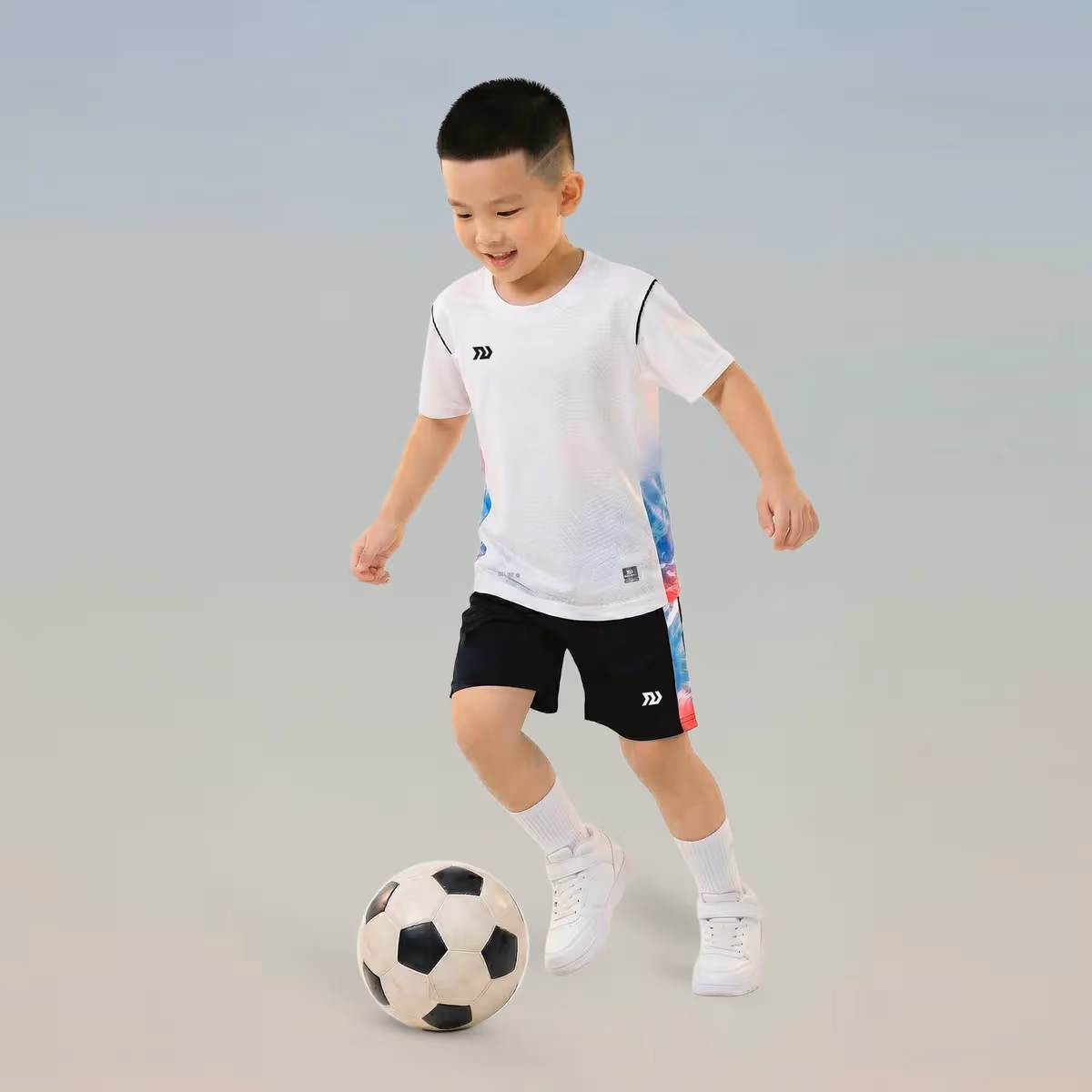 Bộ Quần Áo Bóng Đá Trẻ Em Bulbal Sonic 3 Trắng Đỏ