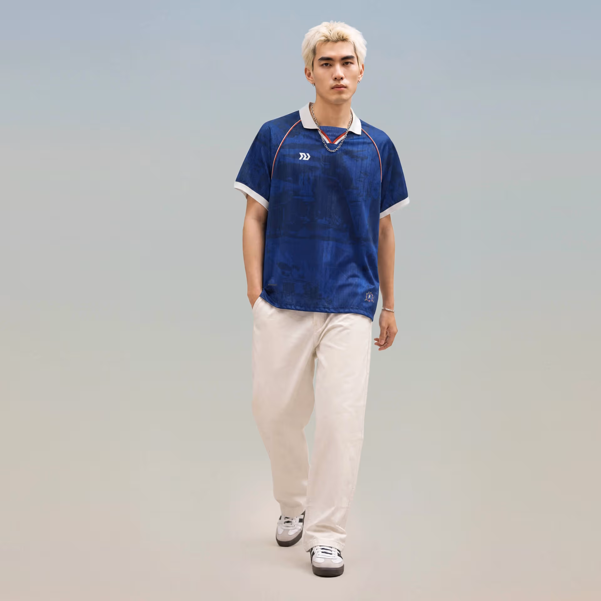 Áo Polo Bulbal Jersey WC26 Xanh Đen 7