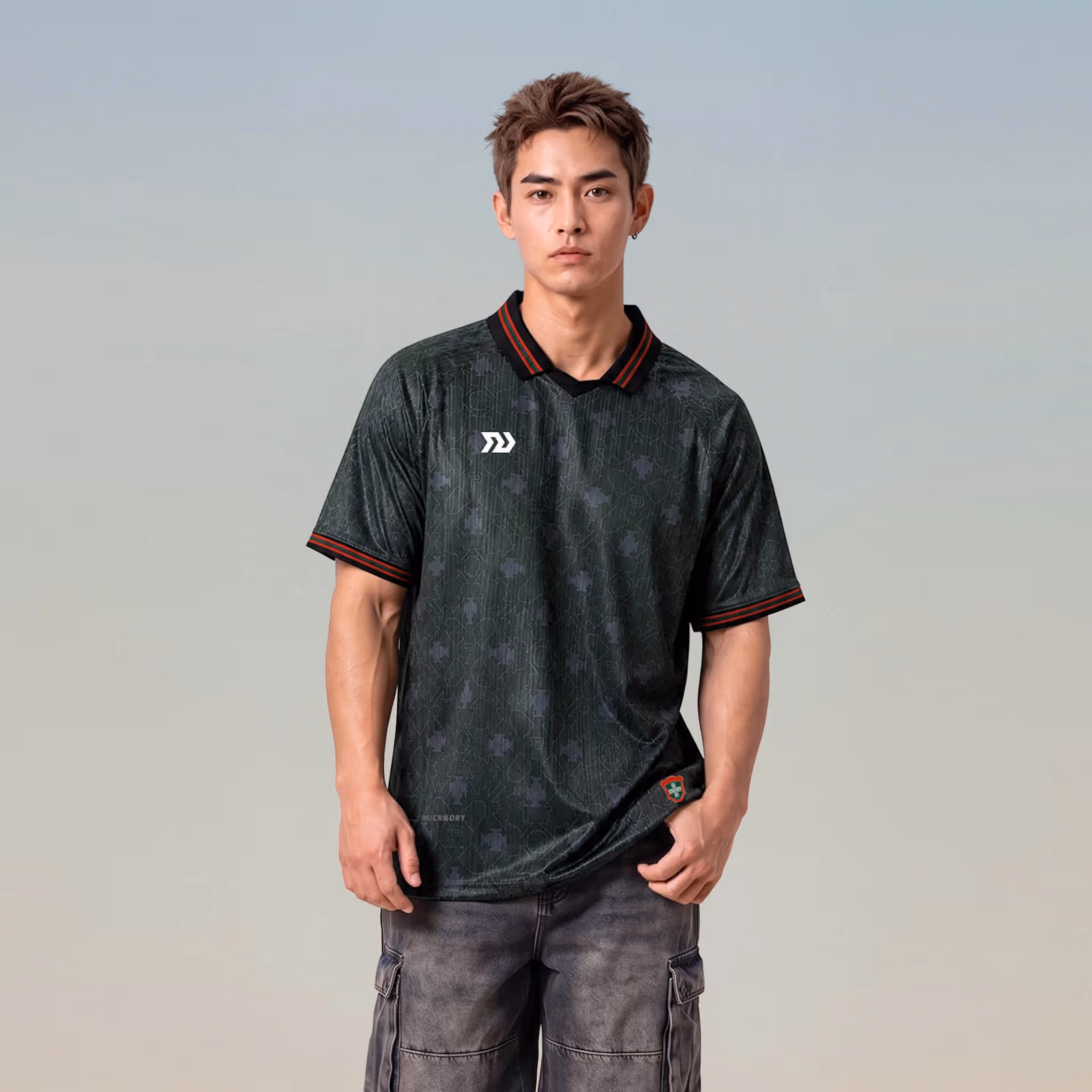 Áo Polo Bulbal Jersey WC26 Đen 1