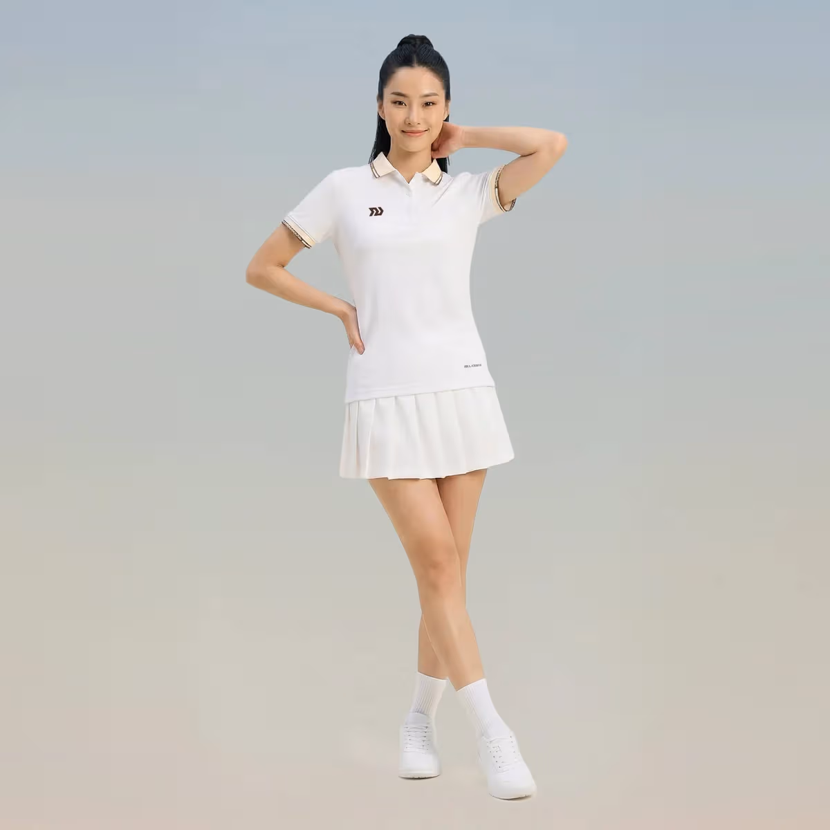 Áo Polo Bulbal Altron 2 Nữ Trắng