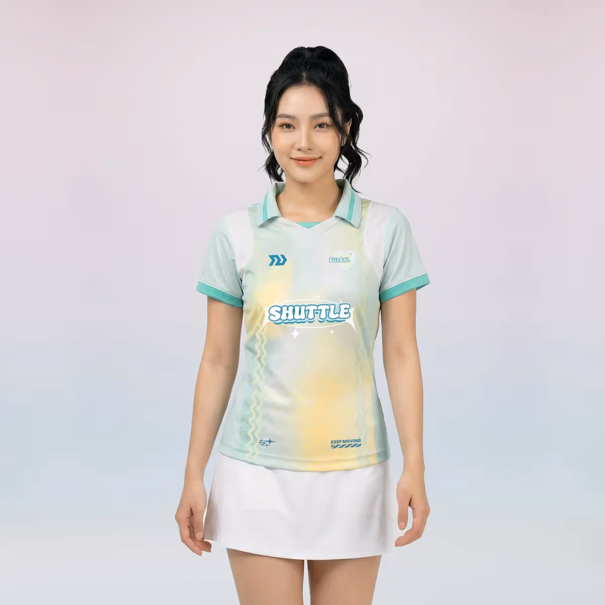 Áo Thể Thao Nữ Bulbal Teemie TM03 Xanh Mint